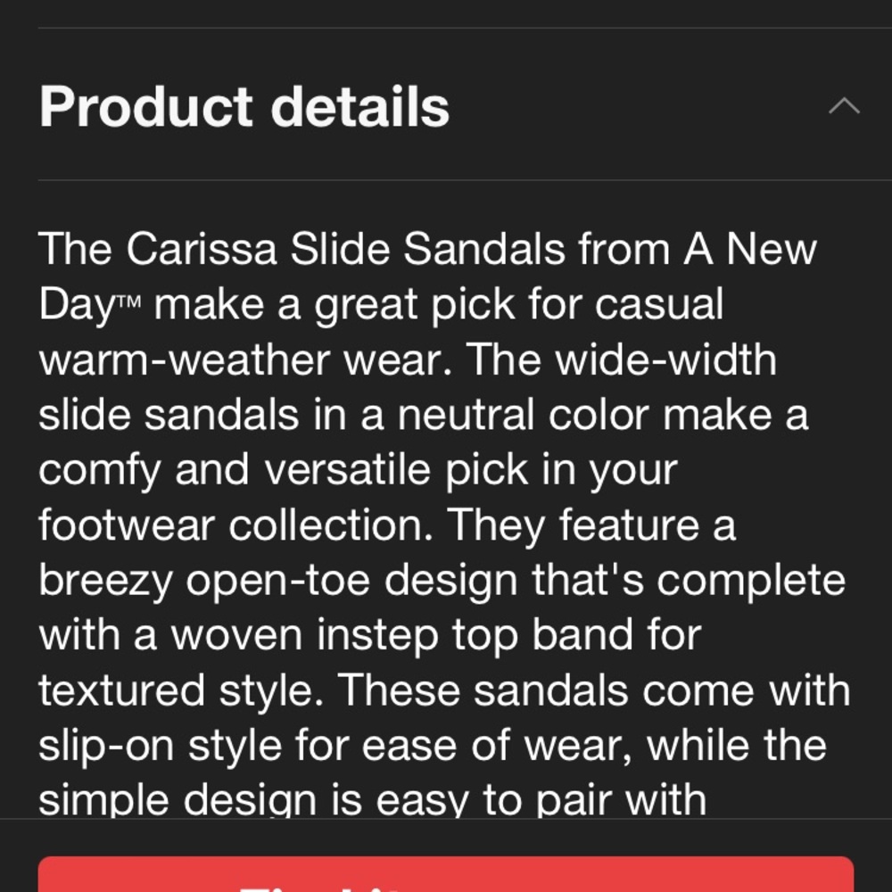 A New Day sandals NWT - Picture 2 of 2